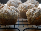coffeecake muffins with cinnamon-walnut streusel